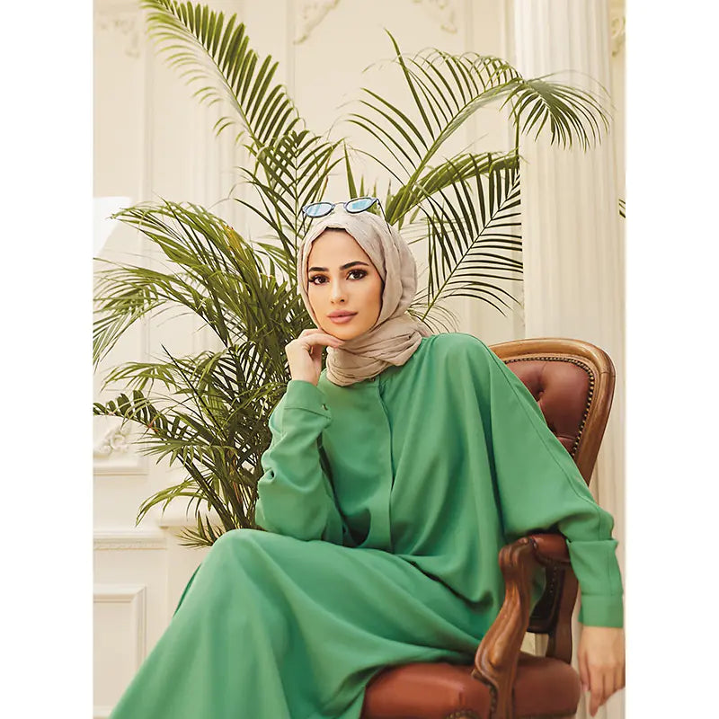 One-Size Batwing Abaya