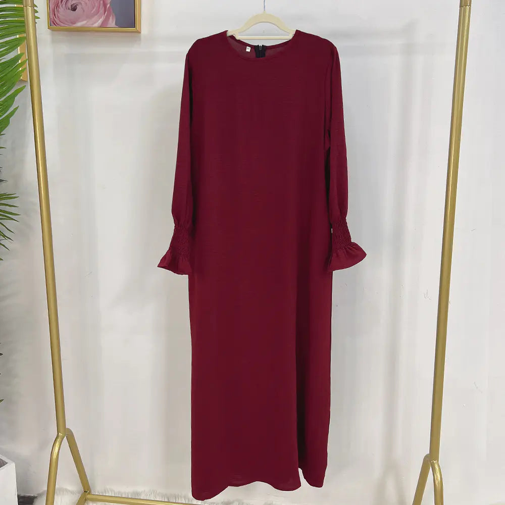 Relaxed Solid Maxi Dress