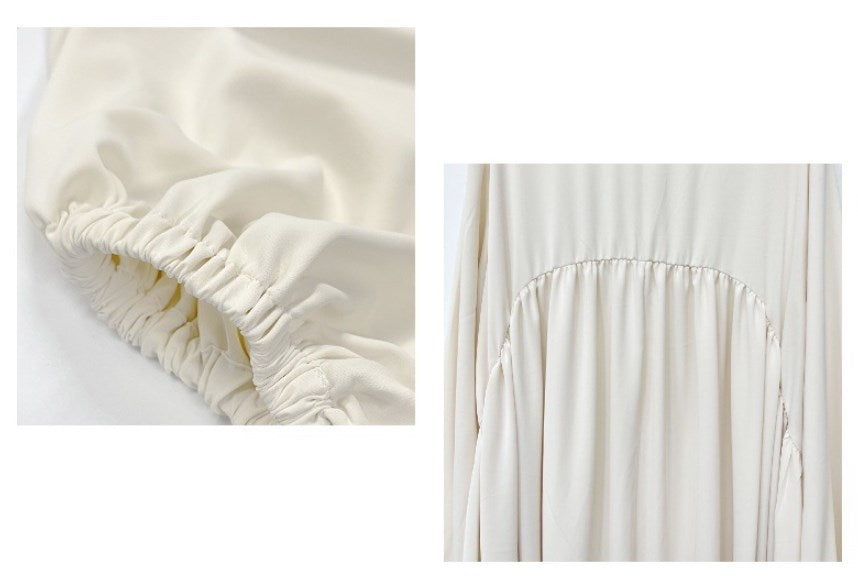 Two-Piece Abaya Set with Tie Waist