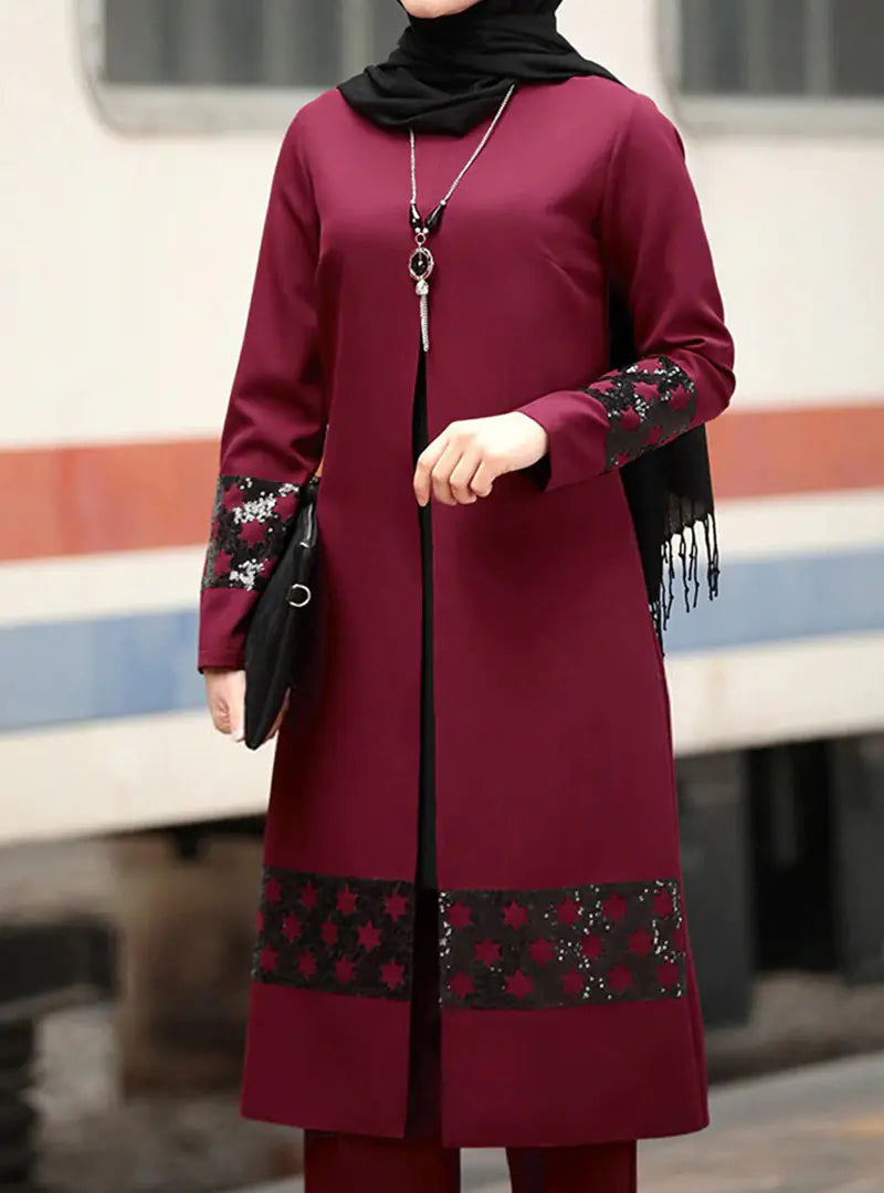 Two-Piece Dubai Abaya Set