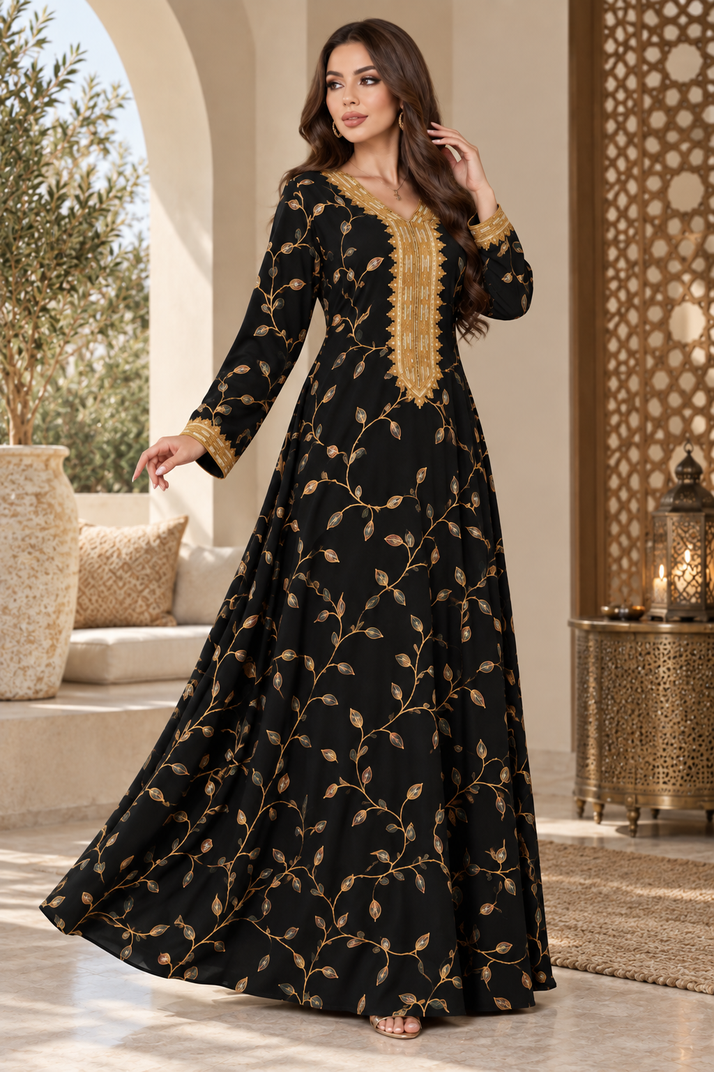 Embroidered Evening Jalabiya