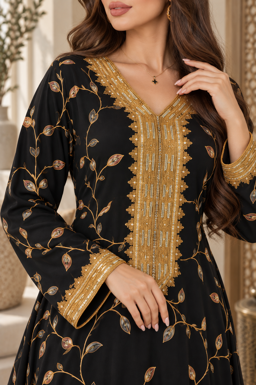 Embroidered Evening Jalabiya