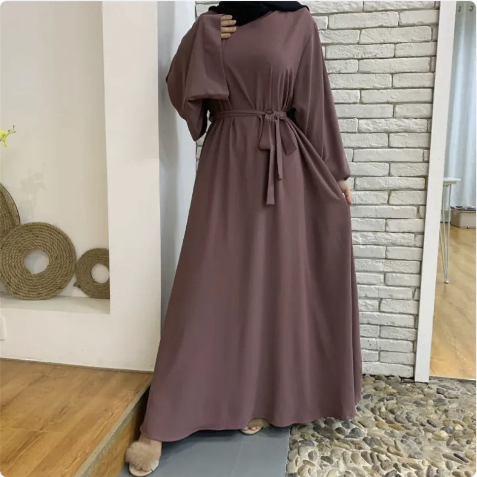 High-Waist Matte Abaya