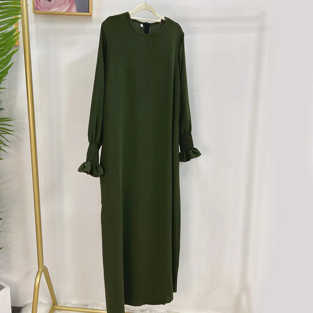 Relaxed Solid Maxi Dress