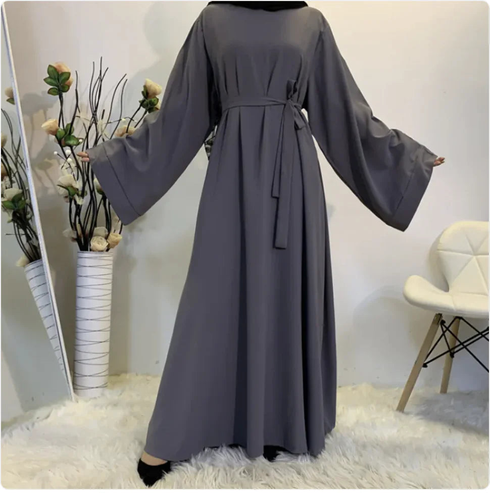 High-Waist Matte Abaya