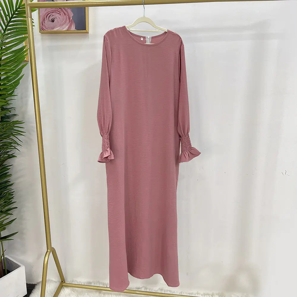 Relaxed Solid Maxi Dress