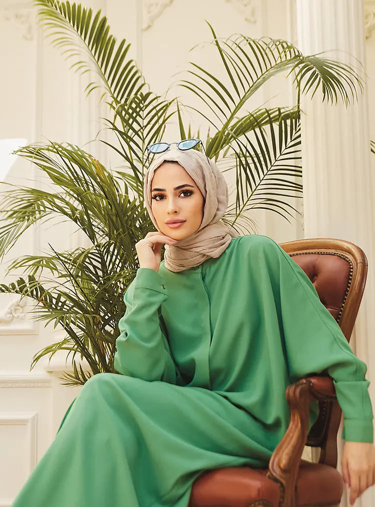 One-Size Batwing Abaya