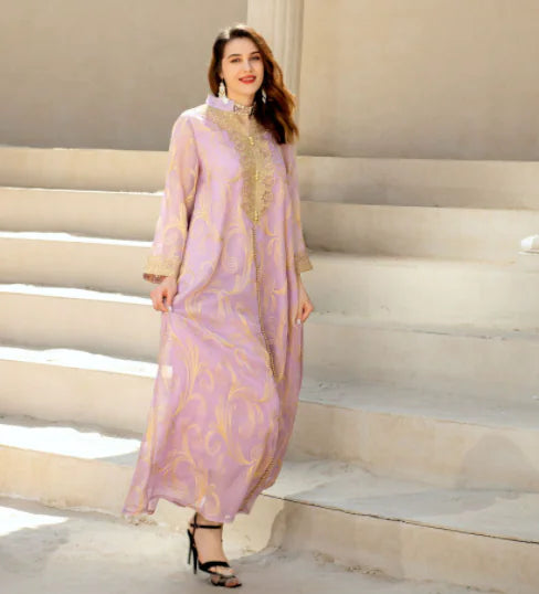 Embroidered Summer Maxi Dress
