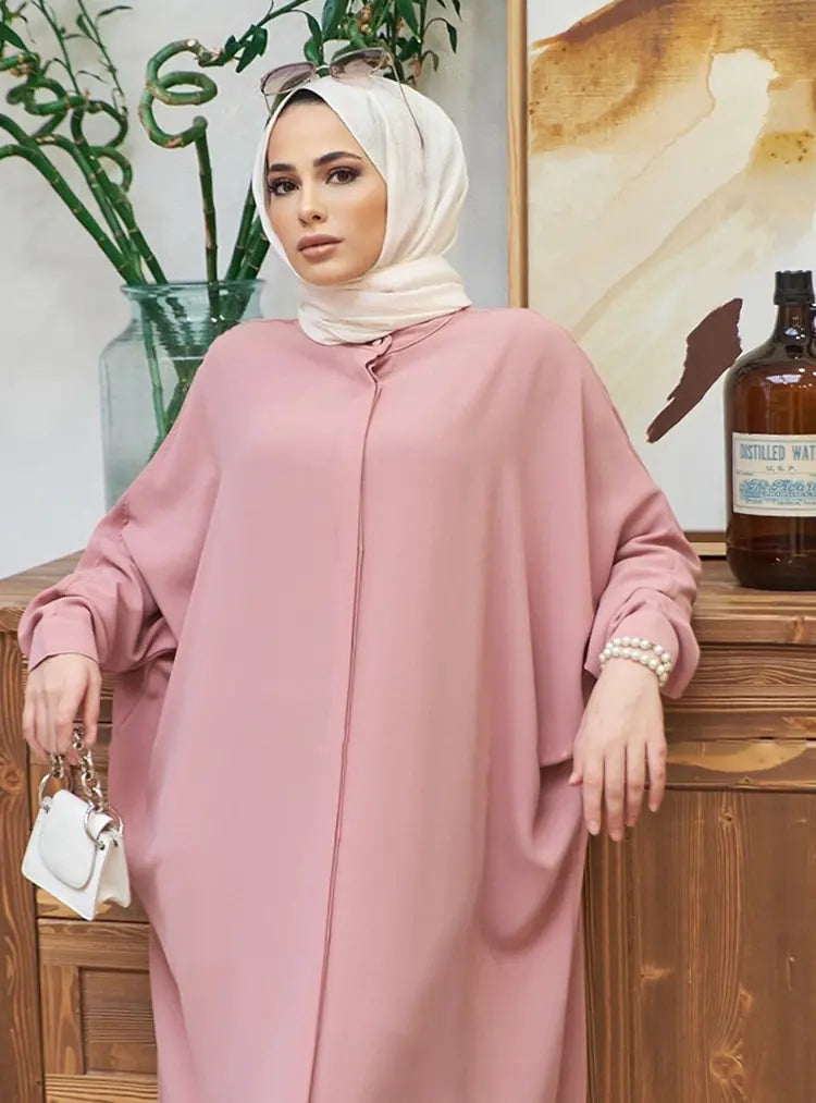 One-Size Batwing Abaya