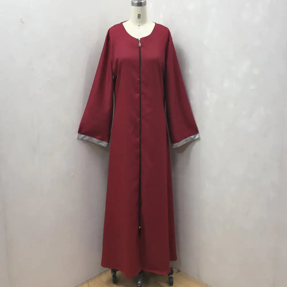 Zip-Front Jalabiya