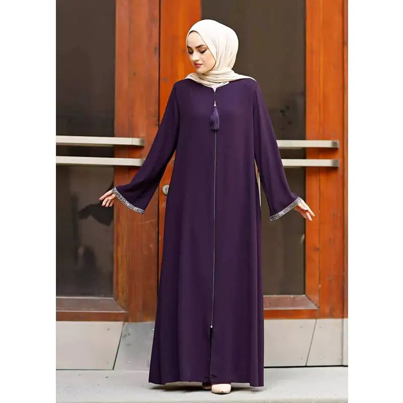 Zip-Front Jalabiya